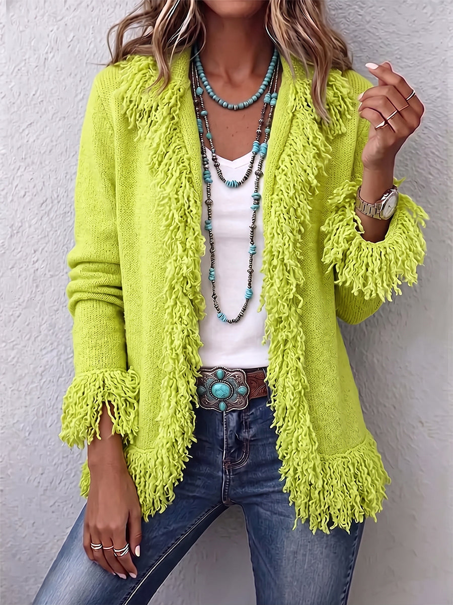 Marlowe | Boho Fringe Cardigan