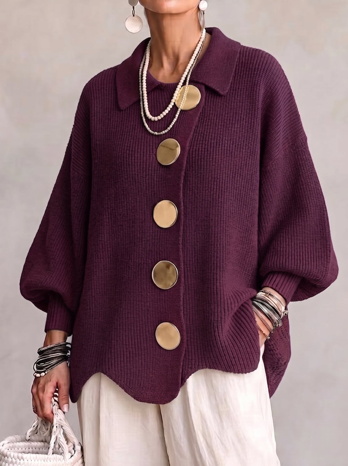 Hilde Chunky Knit Cardigan