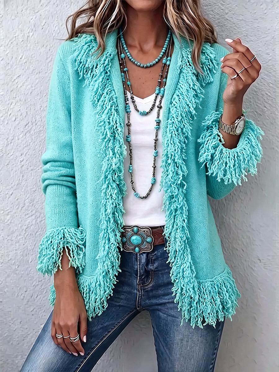Marlowe | Boho Fringe Cardigan