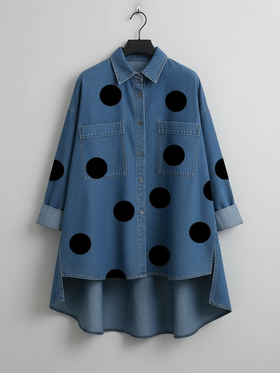 Peggy | Polka-Dot Overshirt