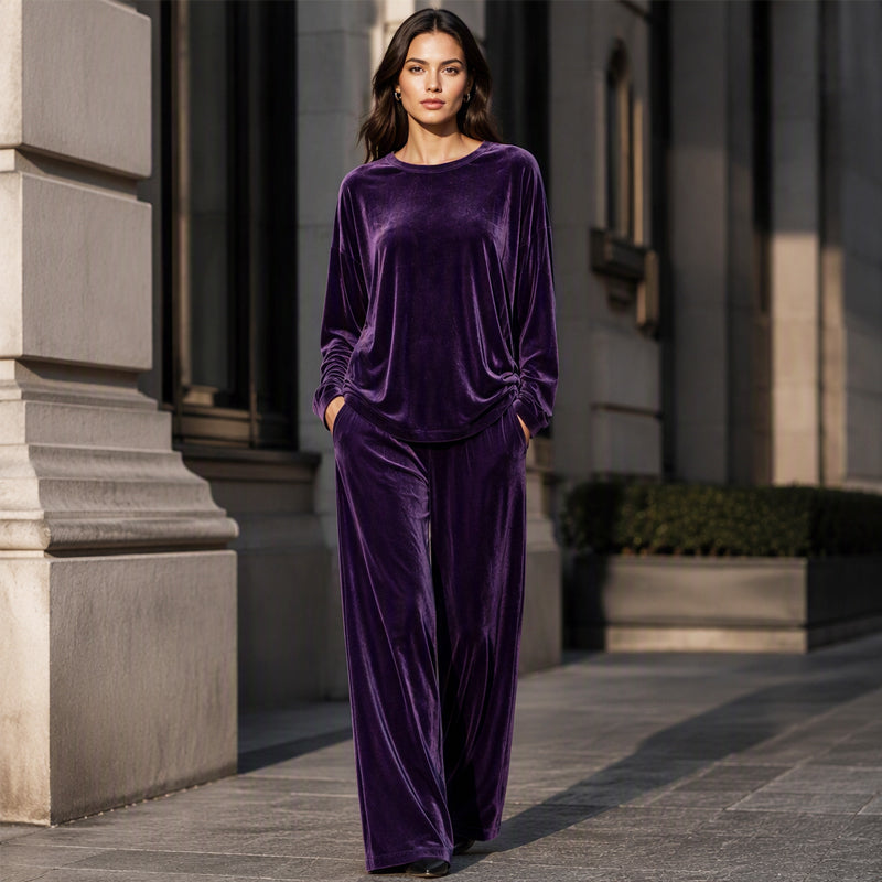 Amara Velvet Two-Piece Set