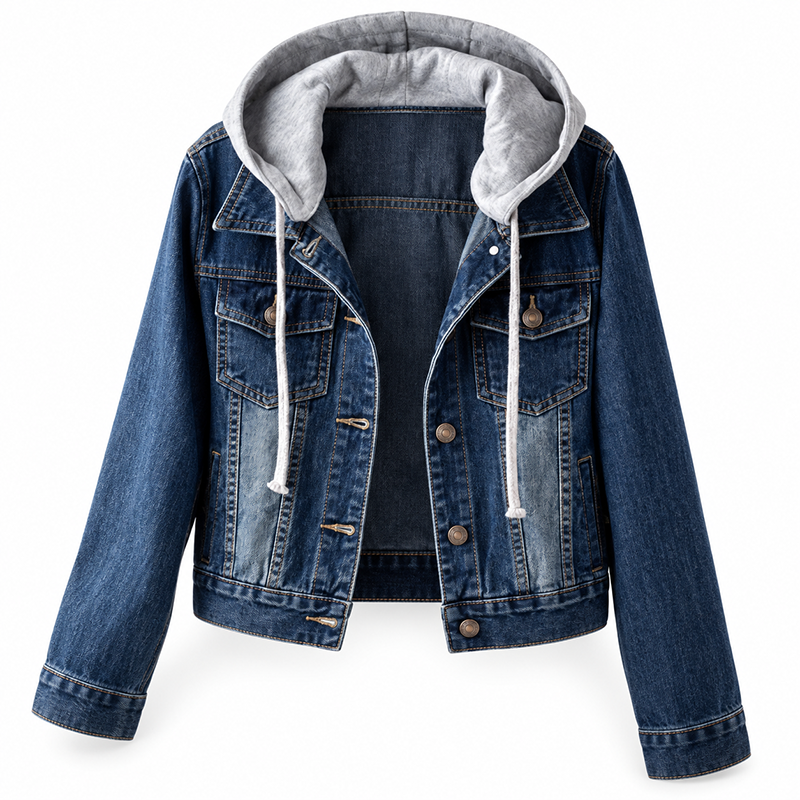Rowan Hooded Denim Jacket