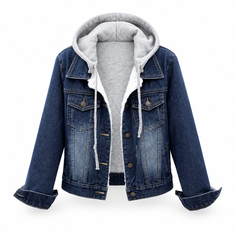 Rowan Hooded Denim Jacket