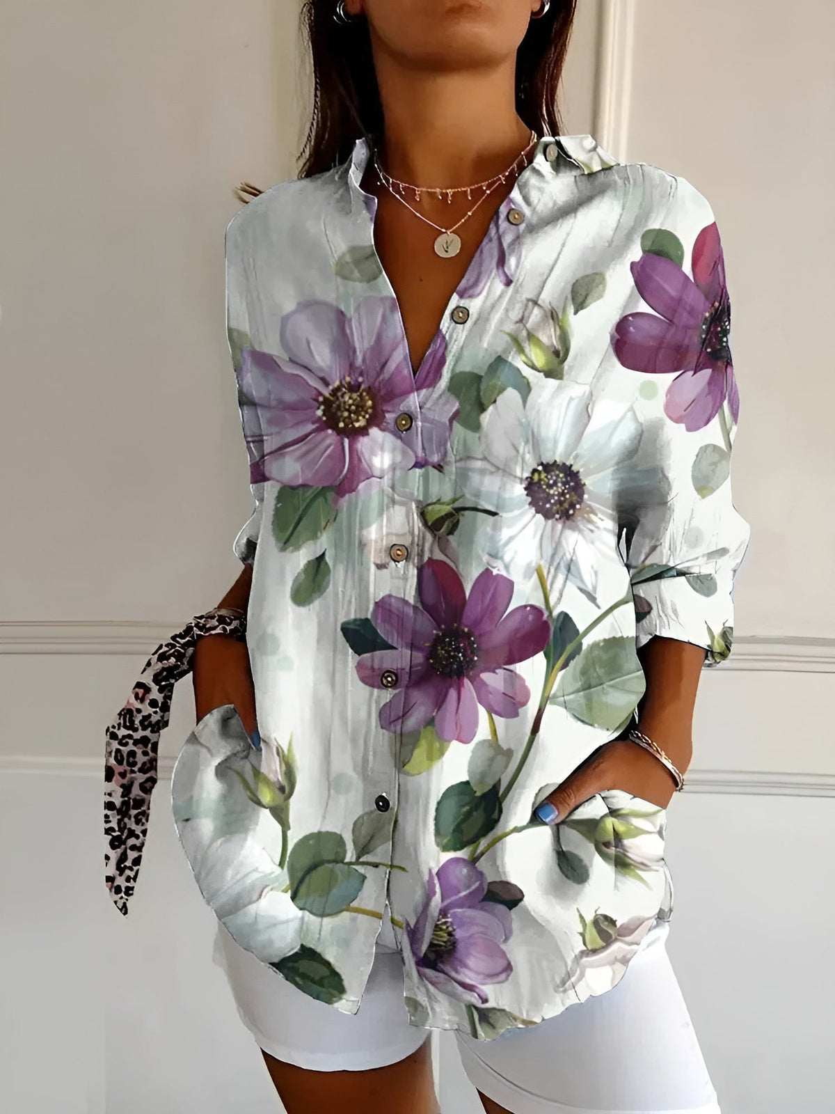 Melodie Floral Button Shirt