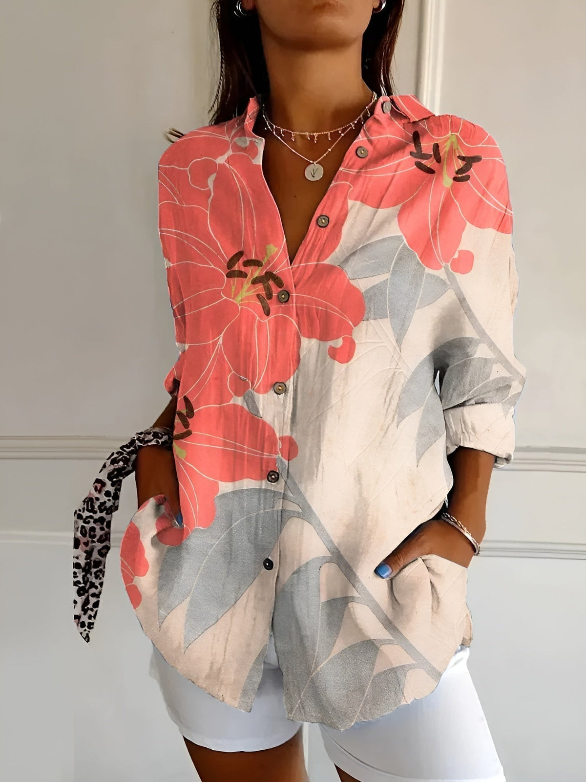 Melodie Floral Button Shirt