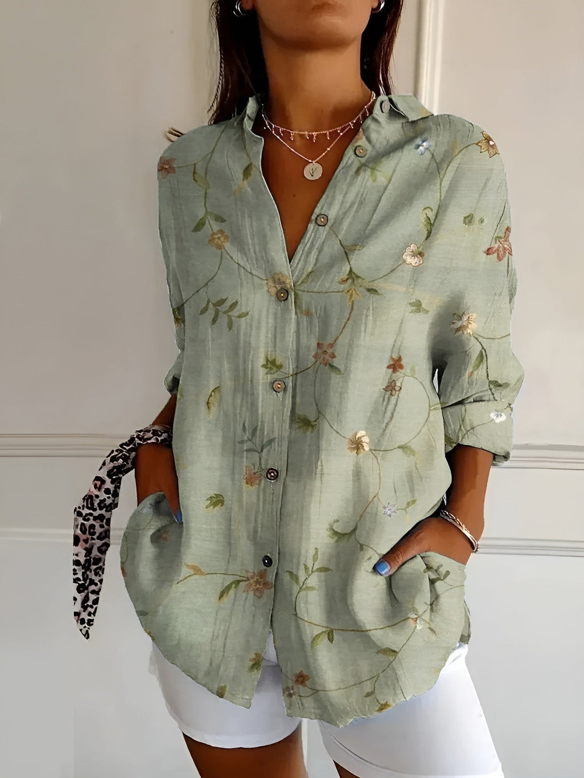Melodie Floral Button Shirt