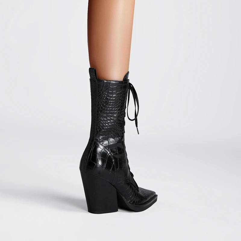 Westline | Lace-Up Leather Boots