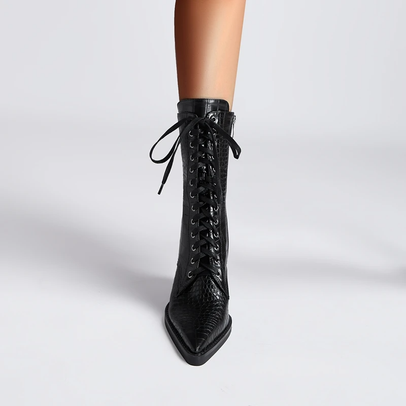 Westline | Lace-Up Leather Boots